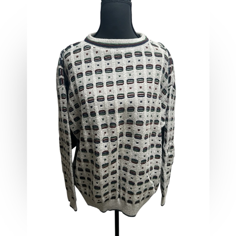 Vintage 90s knit 100% cotton men’s sweater size large